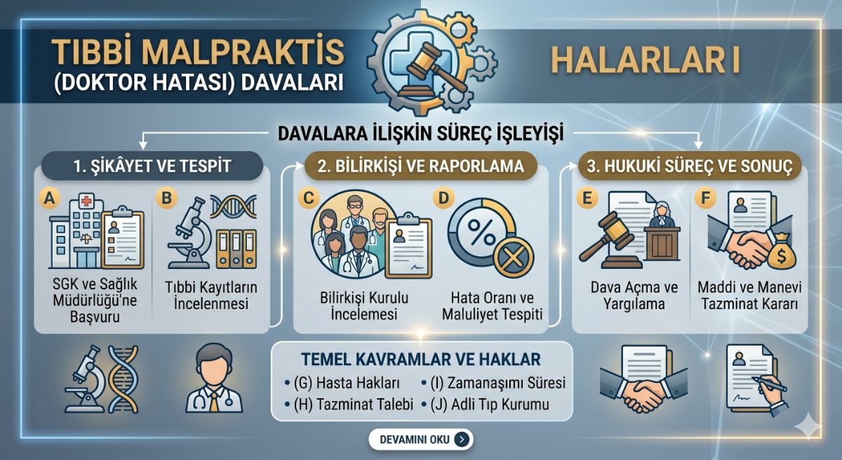 Tıbbi Malpraktis (Doktor Hatası) Davaları ve Süreç İşleyişi